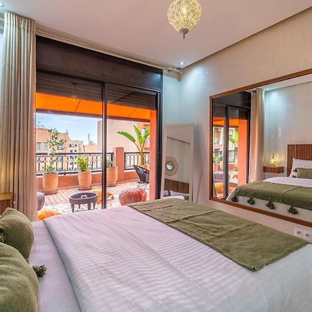 L'Atlas - Appartement Authentique A Gueliz Marrákes Kültér fotó