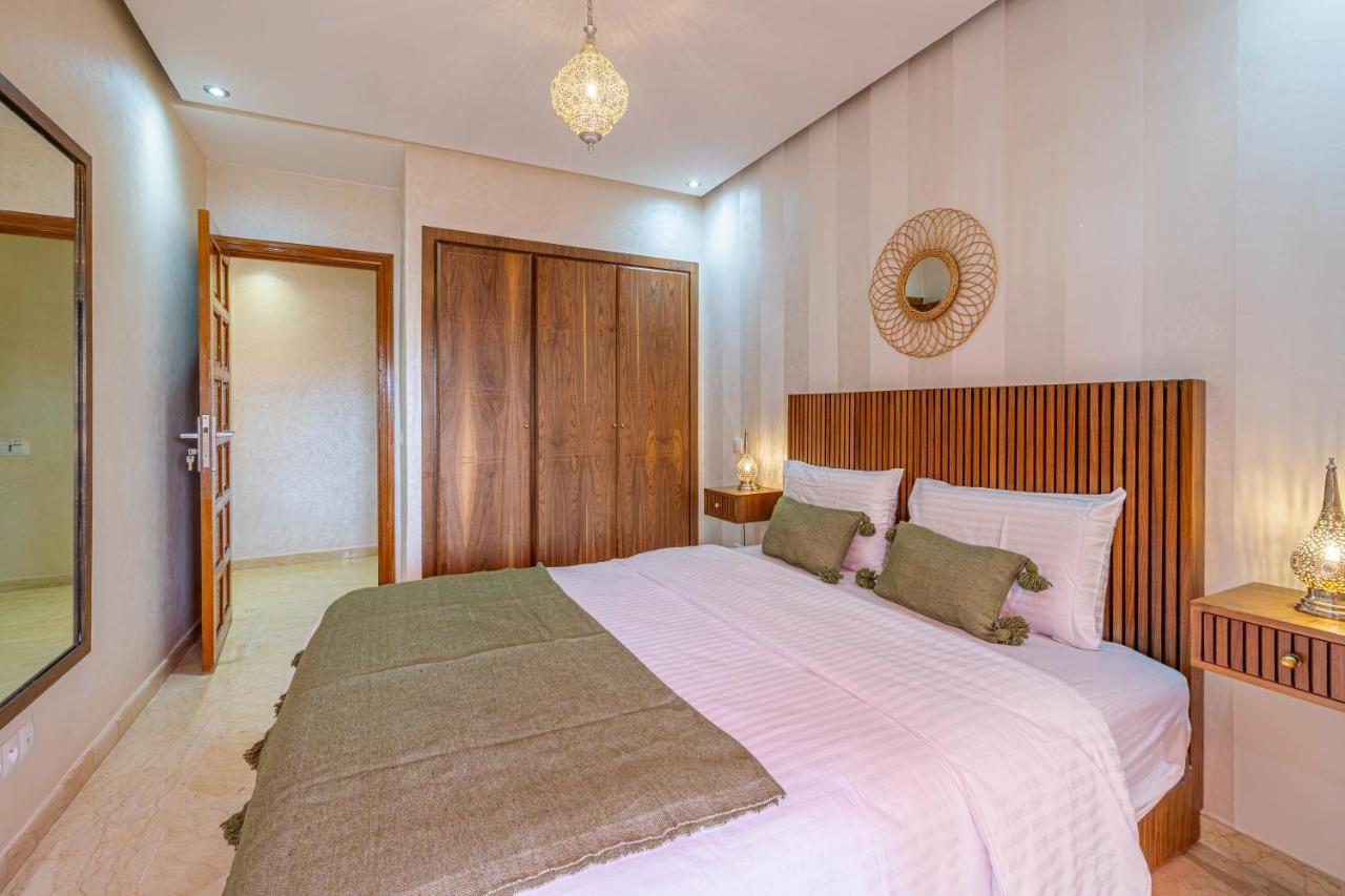 L'Atlas - Appartement Authentique A Gueliz Marrákes Szoba fotó