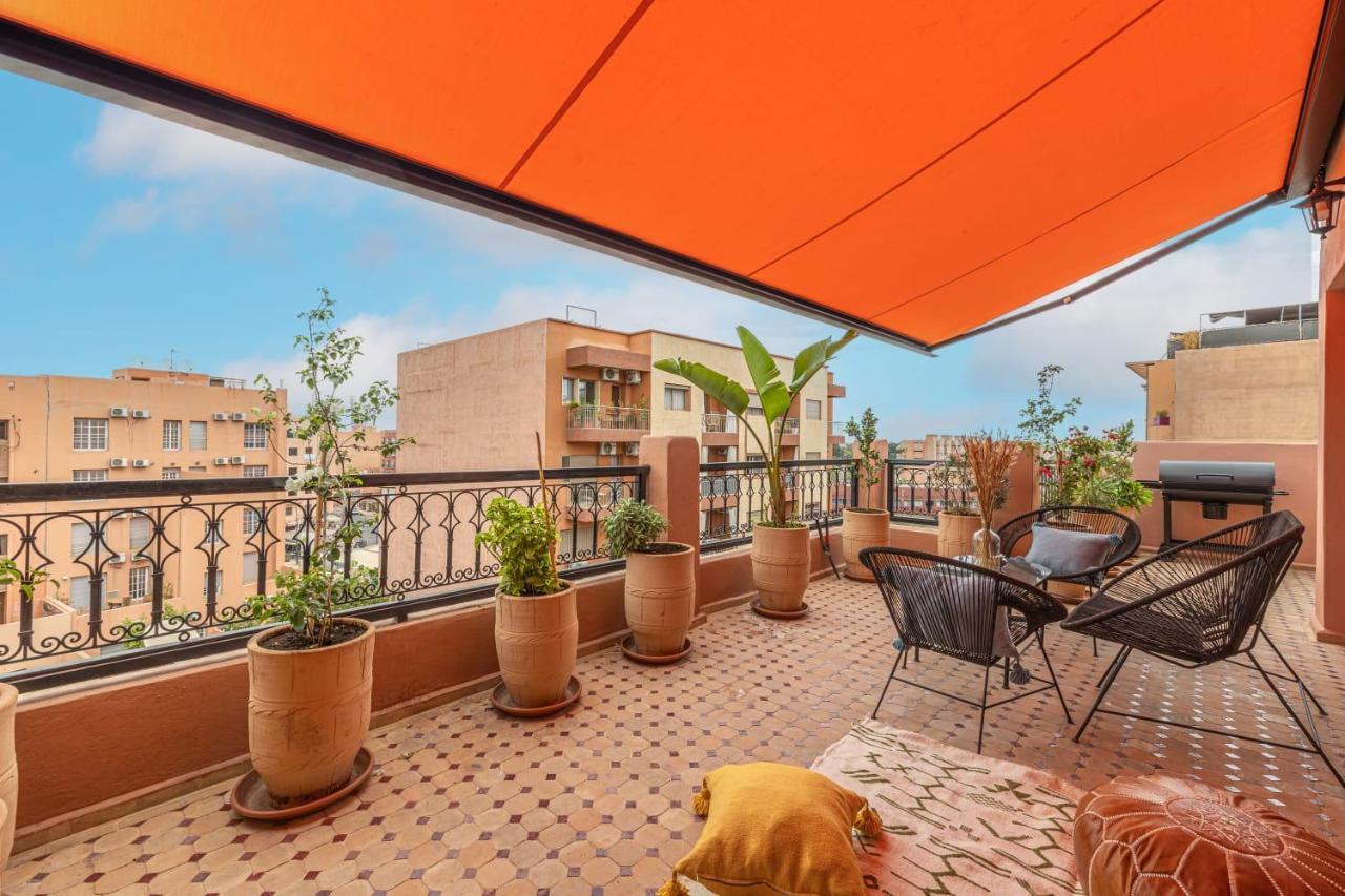 L'Atlas - Appartement Authentique A Gueliz Marrákes Kültér fotó