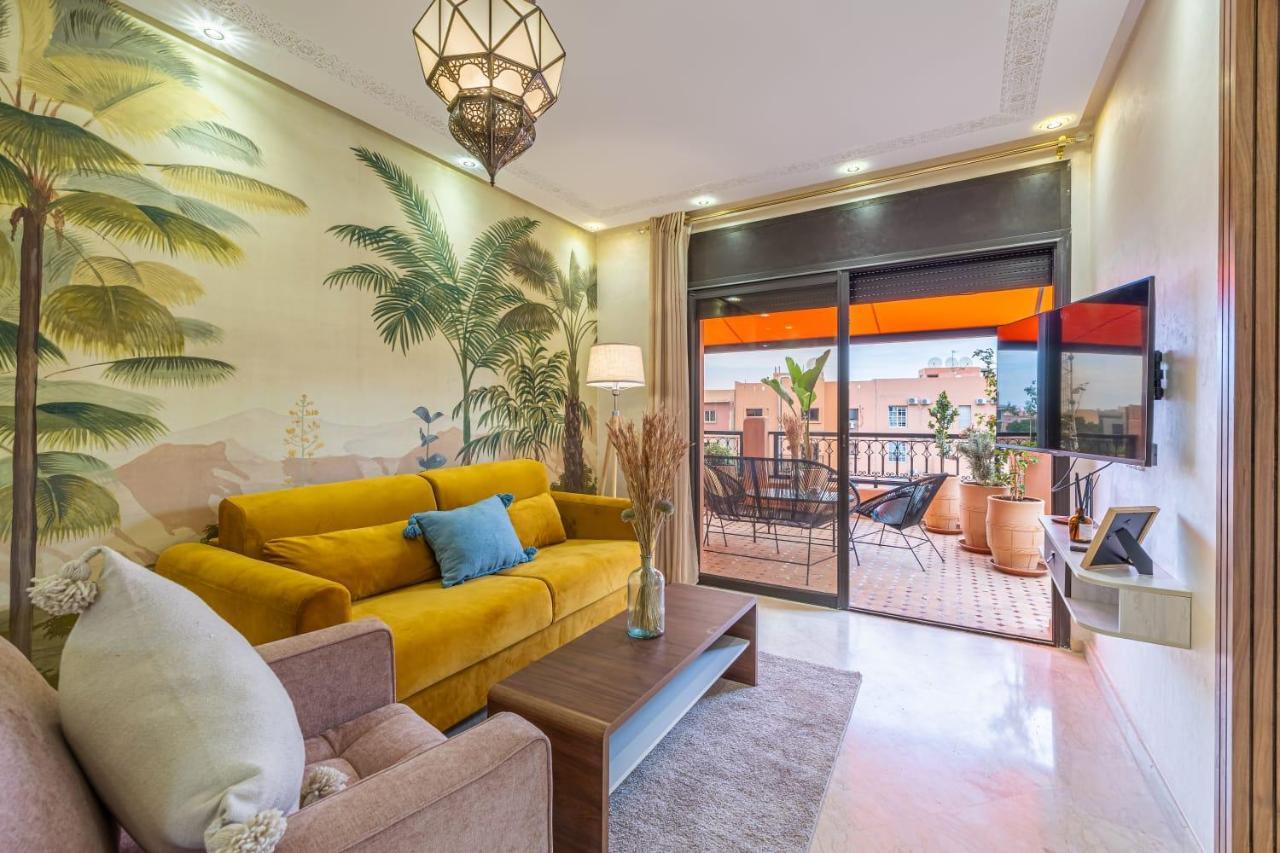 L'Atlas - Appartement Authentique A Gueliz Marrákes Kültér fotó