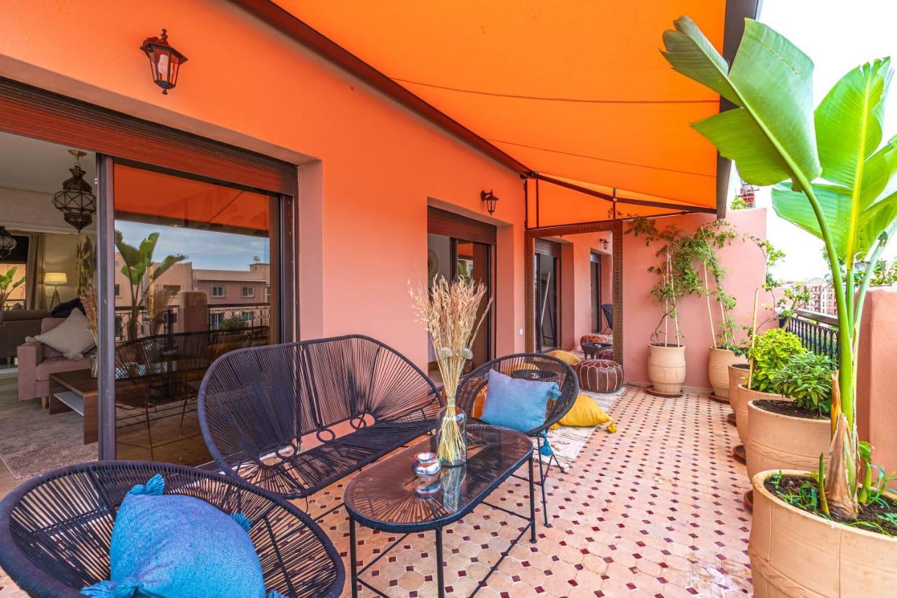 L'Atlas - Appartement Authentique A Gueliz Marrákes Kültér fotó