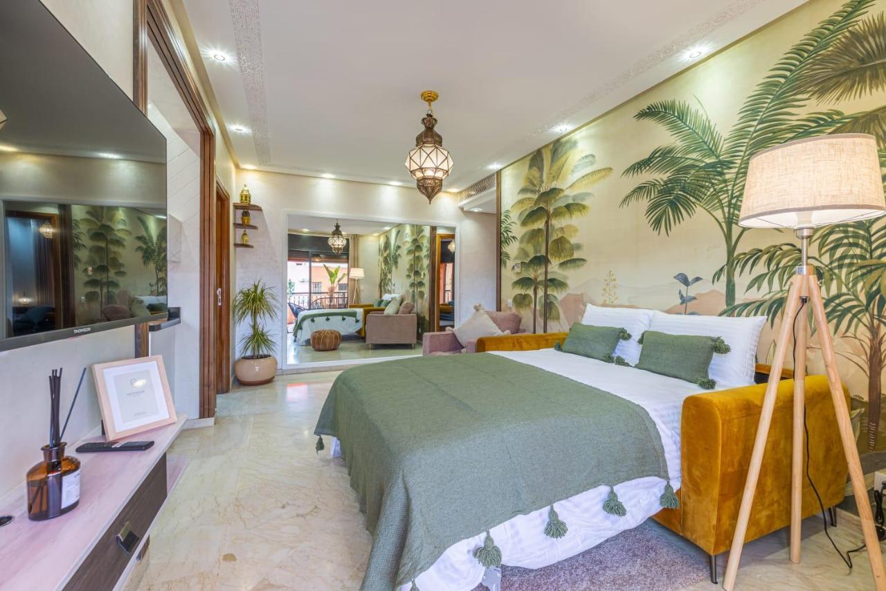 L'Atlas - Appartement Authentique A Gueliz Marrákes Kültér fotó