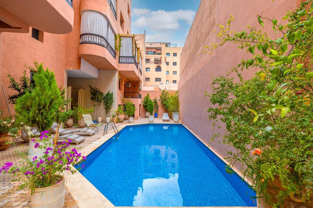 L'Atlas - Appartement Authentique A Gueliz Marrákes Kültér fotó