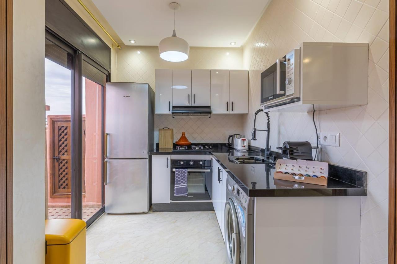 L'Atlas - Appartement Authentique A Gueliz Marrákes Kültér fotó